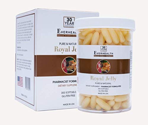 EVERHEALTH Royal Jelly 1000mg 300 Capsules Complément alimentaire