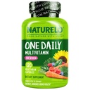 NATURELO One Daily Multivitamin for Women w/Vitamin B12, 120 Ct, Energy Support, Whole Food Daily Women Multivitamin Supplement, Nourish Hair/Skin/Nail, Non-GMO, No Soy, Gluten Free, 4 Month Supply
