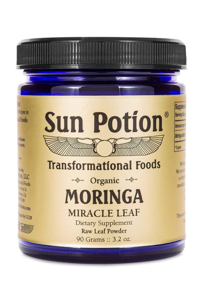 Potion Soleil Moringa Poudre de feuille - 90 Gram Jar