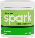 AdvoCare Spark - Mélange de boissons énergisantes - Supplément vitamine et acide amino - Soutiens Énergie et Focus - Support immunitaire portable - Sans sucre - Limeade (10