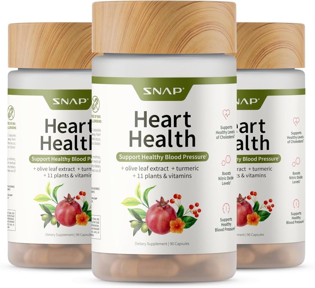 Suppléments instantanés Suppléments de santé cardiaque et suppléments de circulation sanguine, 270 Capsules