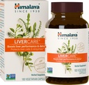 Himalaya LiverCare pour le soutien total du foie, nettoyage et désintoxication, protège les cellules et enzymes, 375 mg, 180 capsules, 90 jours d'approvisionnement