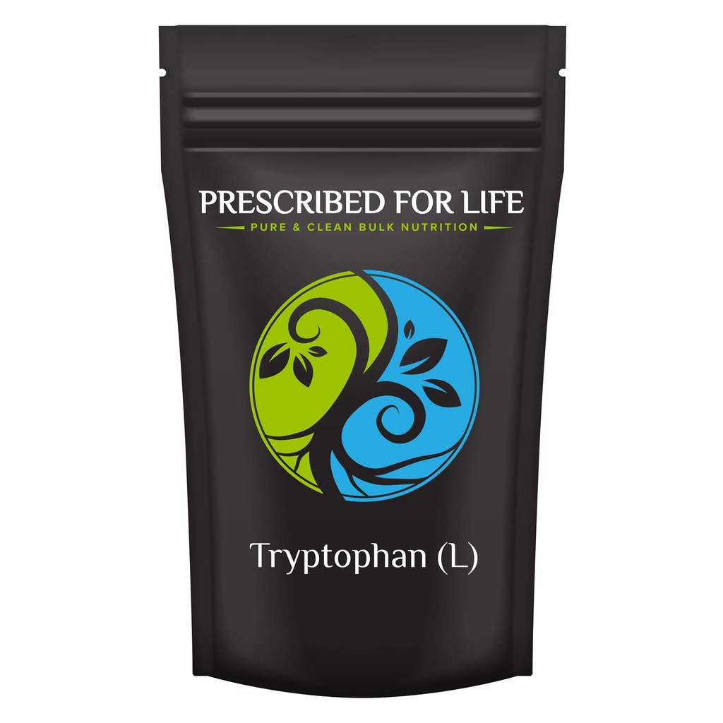 Prescribed For Life L Tryptophan Powder | Free Form Essential Amino Acids Supplement | Vegan, Gluten Free, Non GMO (4 oz / 113 g)