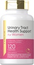 Carlyle Urinary Tract Health pour les femmes de 120 capsules de soulagement pour les femmes de D-Mannose, complexe de canneberges et probiotiques de non-OGM, sans gluten