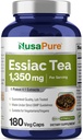 NusaPure Essiac Tea 1350 mg 180 Veggie Caps (Vegetarian, Non-GMO)