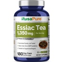 NusaPure Thé Essiaque 1350 mg 180 Véggie Caps (Végétarien, Non-OGM)
