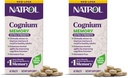 Natrol Mémoire Cognium Extra Force, Suppléments de santé cérébrale pour les adultes, Suppléments de mémoire cérébrale, améliore l'agilité mentale chez les adultes en santé, 60 comprimés, jusqu'à 30 jours d'approvisionnement, (paquet de 2)
