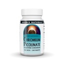 SOURCE NATURELS Picolinate de chrome 200 Mg Comprimé, 240 Compte