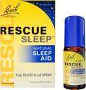 Bach RESCUE SLEEP Spray 7mL, aide naturelle au sommeil et au stress, essence de fleurs homéopathiques, végétalien, sans mélatonine, sucre, et gluten, non-Narcotique, non-Habit formant