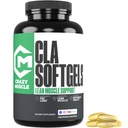 Crazy Muscle CLA 1000mg, Conjugated Linoleic Acid Fat Burner for Weight Management & Muscle Definition, High Potency, Keto-Friendly, Non-Stimulant CLA Supplement, Non-GMO, 120 Serving Softgels