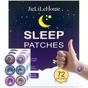 Sleep Patches for Adults Extra Strength，72 Pack Deep Sleep Patch,Easy-To-Apply Sleep Aid Patch Containing Melatonin and Valerian,Safe and Relaxing， Long-Lasting Night Comfort for Men and Women