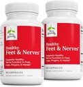 Terry naturellement les pieds et les nerfs sains - Supplément à base de plantes avec la vitamine bioactive B12 - Supplément de soutien de la santé de la circulation et de la nerve - Capsules végétaliennes avec Boswellia Serrata - 60 Capsules (paquet de 2)