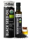 Huile de graines noires RAWYA - Certifié biologique USDA - pressé à froid - 8,4 Fl oz - Extra Virgin - Graine de cumin noire turque - Premium Nigella Sativa avec thymoquinone - Kalonji - Non-OGM, sans gluten - Suppléments nutritionnels - Extra fort goût