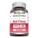 Formules étonnantes Supplément de trèfle rouge 430 Mg (en anglais) Capsules non-OGM (en anglais seulement)