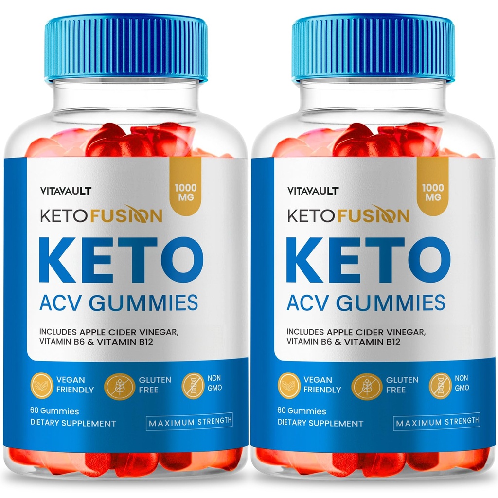 Gummées de vinaigre de cidre de pomme de terre de fusion Keto, Gummées de vinaigre de cidre de pomme KetoFusion 1000MG - Résistance maximale, Gummées de cidre de pomme Keto Fusion KetoFusion 2 avis