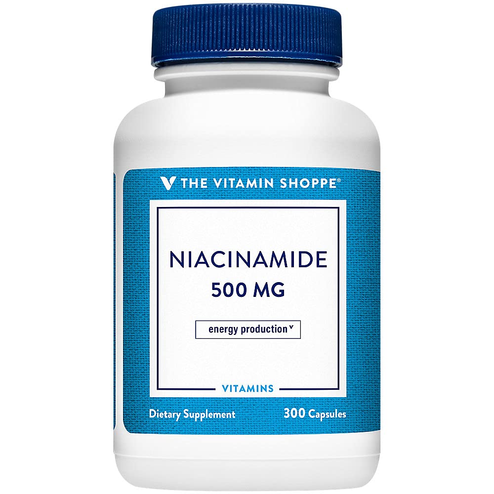 La vitamine Shoppe Niacinamide 500MG, supporte déjà les niveaux de cholestérol (300 capsules)