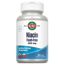 KAL Niacin Capsules sans flush 500 Mg, 120 Nombre