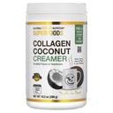 California Gold Nutrition Superfoods, Collagen Coconut Creamer with Organic Coconut Milk Powder, Hydrolyzed Collagen Peptides, Organic Tapioca Maltodextrin, and Bamboo Extract, Unsweetened, 10.2 oz