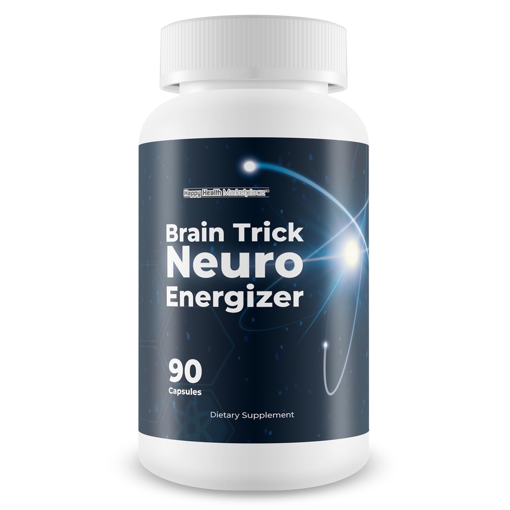 Brain Trick Neuro Energizer Brain Booster - Nos meilleurs suppléments Cerveau Focus et Mémoire - Supplément Focus Iq - Supplément Cerveau pour Alerte Mentale Mémoire Focus & Concentration - Boost Focus Pills