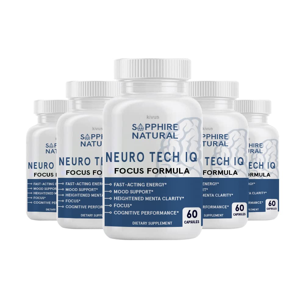 Neuro Tech IQ (5 boîtes, 300 capsules)