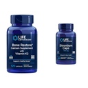 Life Extension Bone Restore + Vitamin K2 Vitamins & Minerals Maintain Bone Health & Strength & Strontium Caps 750 mg - Bone Health Supplement