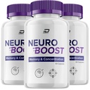 Neuro Boost Focus Supplement, Neuro Boost IQ Memory Focus and Cognitive Support, Neuro Booster Pills Nootropic, NeuroBoost to Boost Memory, Neuro Boost Vitamin Reviews (3 Pack - 180 Capsules)