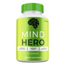 Mind Hero Supplement, All Natural Brain and Cognitive Capsules, Official Clarity and Focus Pills, 1 Month Supply (1 Pack)