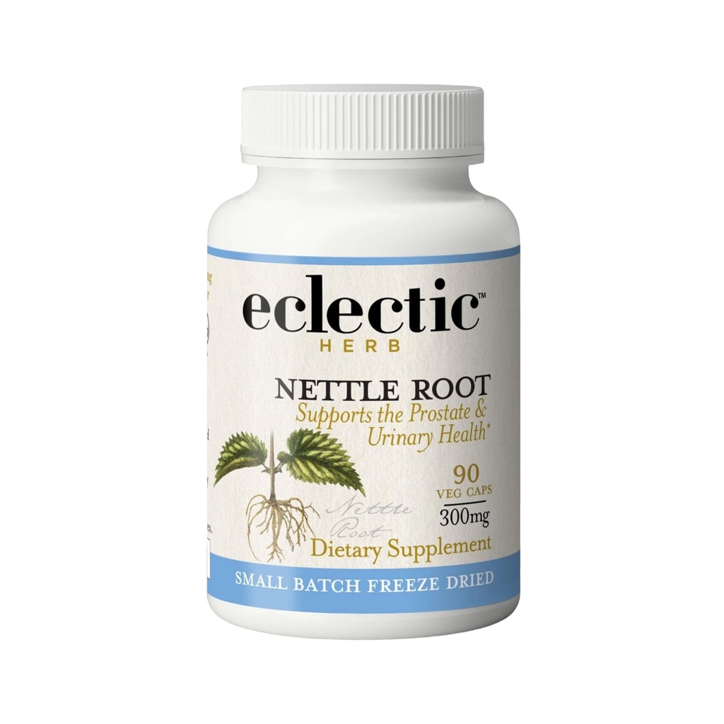 Herbe éclectique - Capsules de racine de nettle (prostate, urinaire et soutien sanitaire masculin)