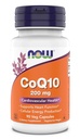 Maintenant Suppléments - CoQ10 (Coenzyme Q10) 200 mg, soutient la santé cardiovasculaire*, Kosher, Vegan 90 Capsules végétariennes