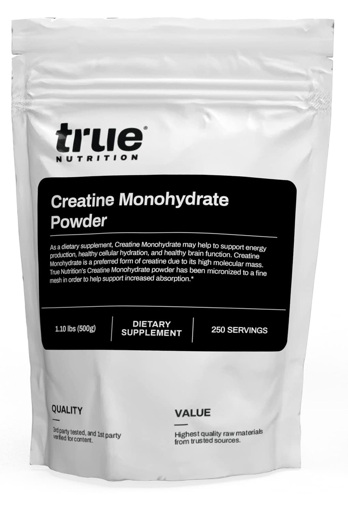 True Nutrition Creatine Monohydrate Powder, 500g