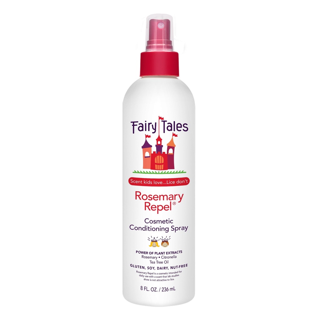 Fairy Tales Rosemary Repel Daily Kids Conditioning Spray – Les enfants aiment l'odeur, Lice Ne pas, 8 fl oz. (paquet de 1)
