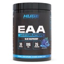 Énorme EAA + hydratation, acides aminés essentiels Poudre, AAE et BCAA, poudre de récupération intra et post entraînement, croissance musculaire, récupération et performance, 10g EAA et électrolytes, 30 portions (framboise bleue)