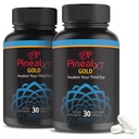 Pineal XT Gold - Supplément Pineal Gland - Troisième éveil des yeux - Supplément focus et mémoire pour le cerveau - 7 ingrédients puissants Décalcifiez, détoxez et activez votre Pineal Gland, 2 paquets