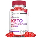 Premier Keto ACV Gummies Extreme 2000MG Premier Keto Gummies vinaigre de cidre de pomme formulé avec du jus de betterave de grenade poudre B12 végétalien non OGM 60 Gummys