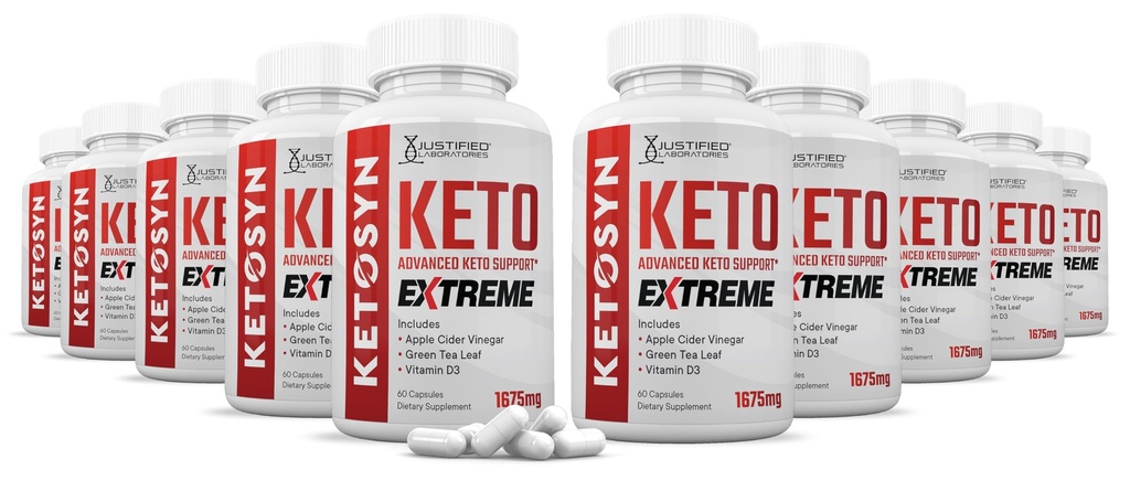 (10 Pack) Ketosyn Keto ACV Extreme Pills 1675 MG Keto Support Capsule de mélange Alternative à Keto ACV Gummies Formulé avec vinaigre de cidre de pomme Extra vierge huile d'olive poudre Green Tea 600 Capsules