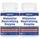 Supplément enzymatique DAO Histamine Diamine oxydase Supplément pour digestion lisse - Fabriqué aux États-Unis - 60 Softgels (2 bouteilles)