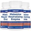 Supplément enzymatique DAO Histamine Diamine oxydase Supplément pour la digestion lisse - Fabriqué aux États-Unis - 60 Softgels (3 bouteilles)