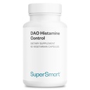Supersmart DAO Histamine Control (High Potency) - Micro-encapsulation des germes de pois Enzyme DAO - Enhanced with Quercetin & Vitamine C - Diamine oxydase Supplement - Vegan - 60 Capsules végétariennes
