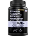 Capsules de soutien du sommeil 12 en 1 - Supplément de sommeil sans mélatonine et sans habit avec mélange équilibré de magnésium, d'ashwagandha, de L-Tryptophane, de racine valériane, de GABA et de 5-HTP (90 capsules)