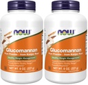 MAINTENANT compléments alimentaires,Glucomannan (Amorphophalus konjac) Poudre pure, soutient la régularité*, la gestion du poids saine*,8 Ounce, (paquet de 2)