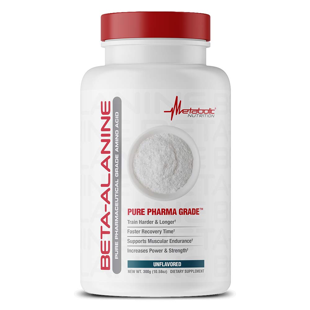 Nutrition métabolique Beta Alanine, 300 Grams, Poudre