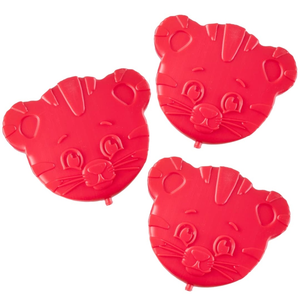 Daniel Tiger Kids Paquets de glace dure (3 PK) - Paquets de congélateurs légers réutilisables pour refroidisseurs - les refroidisseurs à longue durée gardent les aliments frais pendant les heures- les fuites durables pour retourner à l'école- sans BPA, sans danger pour les aliments