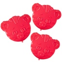Daniel Tiger Kids Paquets de glace dure (3 PK) - Paquets de congélateurs légers réutilisables pour refroidisseurs - les refroidisseurs à longue durée gardent les aliments frais pendant les heures- les fuites durables pour retourner à l'école- sans BPA, sans danger pour les aliments