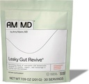 Amy Myers MD Leaky Gut Revive - Sans gluten et sans lait - Blend botanique pour le soutien de la gourde saine - GI Health Support with Prebiotic Fiber - Strawberry Lemonade, 7,09 oz (30 portions)