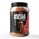 GMU SPORT – Muscle Builder+ Protéine avec 3g de créatine, 1,5g HMB, collagène et enzymes – 25g de protéines, 28g de glucides, 240 calories – 20 portions
