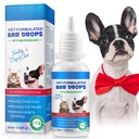 NenMaoKeNu Cat & Dog Ear Infection Treatment Drops, Ear Cleaner to Soothe and Relieve Ditchness, avec 1% d'hydrocortisone pour les infections d'oreille de chien, prévient l'inflammation, traite les infections d'oreille - 2,02 Fl.Oz