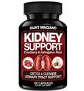 Soutien du rein Nettoyer la désintoxication et la réparation -120 Capsules - Pinces de racines Cranberry & Astragalus pour les femmes et les hommes