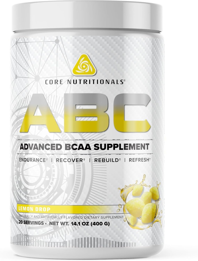Core Nutritionals ABC Advanced BCAA Supplement (en anglais seulement) Amino Acid Recovery Blend (en anglais seulement) avec Glutamine, Beta Alanine, Citrulline Malate (en anglais seulement)