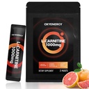 Supplément L-Carnitine liquide OxyEnergy 1000mg - Douce pour une utilisation quotidienne, Zéro calories, Sans sucre, Sans Stim-Free Fat Burning & Endurance Booster, 21 bâtons liquides individuels