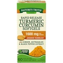 La vérité de la nature libération rapide curcumine curcuma softgels, 1600mg - 60 softgels liquides chacun (Paquet de valeur de 2)
